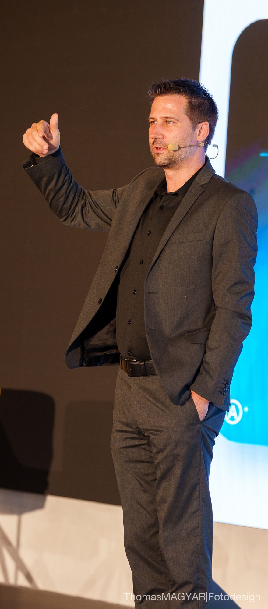 Christoph Wirl auf der Bühne